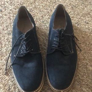 Blue suede men’s shoe size 12